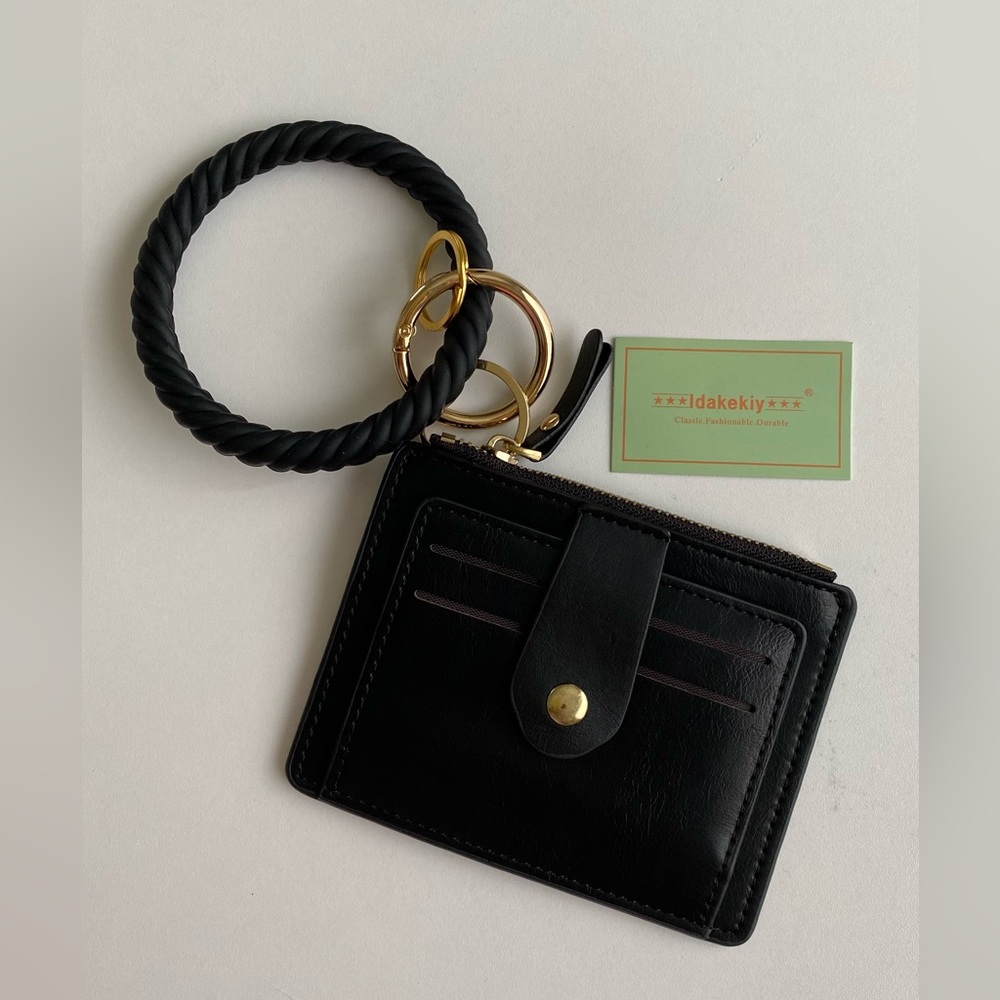 IDAKEKIY Wristlet Keychain Wallet